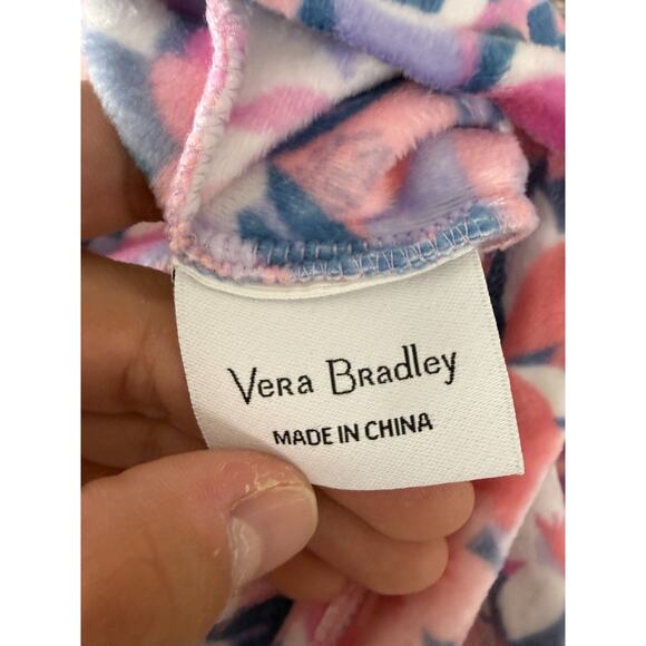 Vera Bradley Size L Floral Print Stretch Outdoor Sweater Pink Long Sleeve Casual - Picture 5 of 7